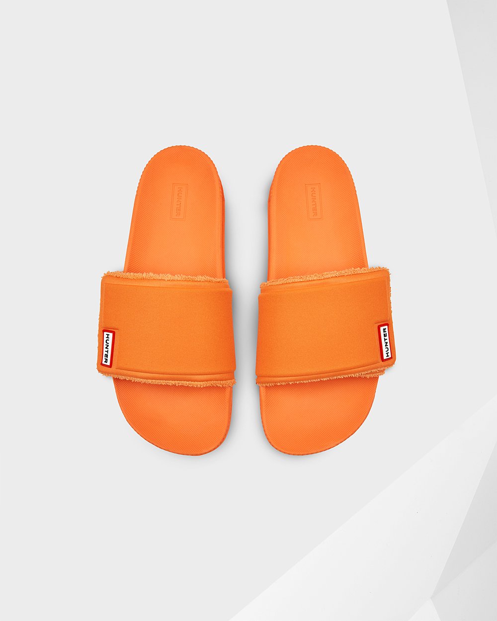 Mens Slides - Hunter Original Adjustable (65OBNAXCH) - Orange
